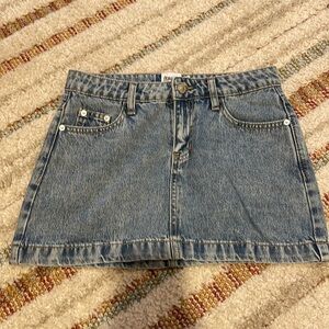 Princess Polly Denim Skirt Size 2